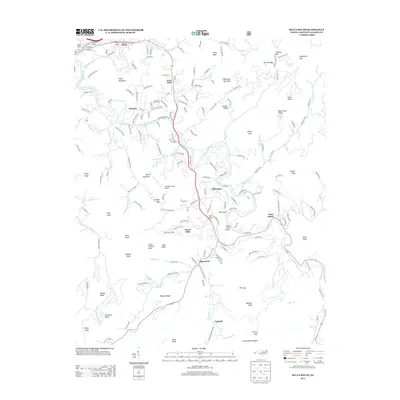 2013 Map of Sylva South, 2013 Print