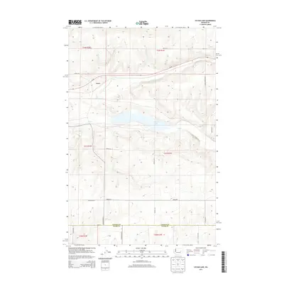 2013 Map of Sylvan Lake, 2013 Print