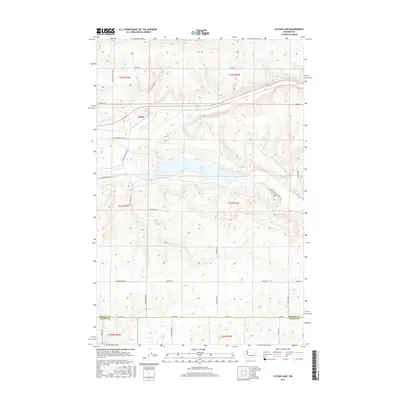 2017 Map of Sylvan Lake, 2017 Print