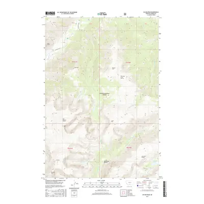 2017 Map of Sylvan Peak, 2017 Print