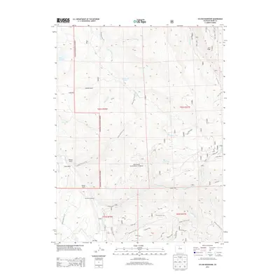 2013 Map of Sylvan Reservoir, 2013 Print