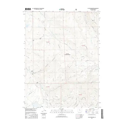 2016 Map of Sylvan Reservoir, 2016 Print