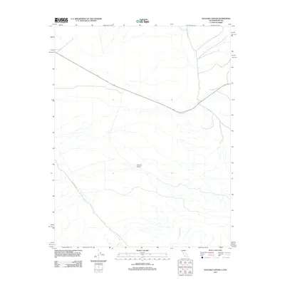 2012 Map of Sylvania Canyon, 2012 Print