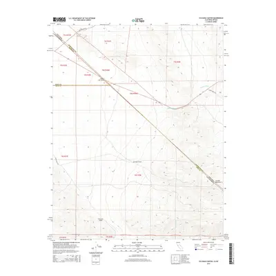 2015 Map of Sylvania Canyon, 2015 Print