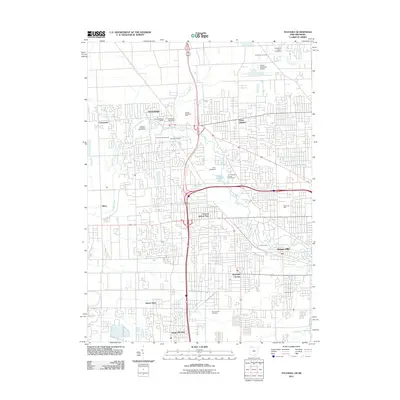 2011 Map of Sylvania, 2011 Print