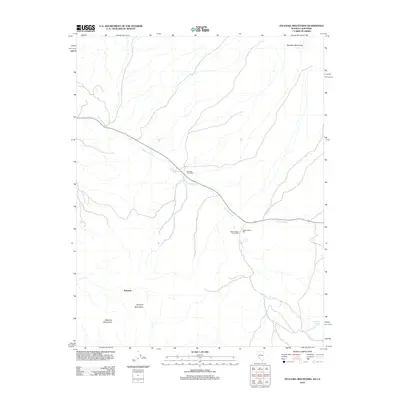 2012 Map of Sylvania Mountains, 2012 Print