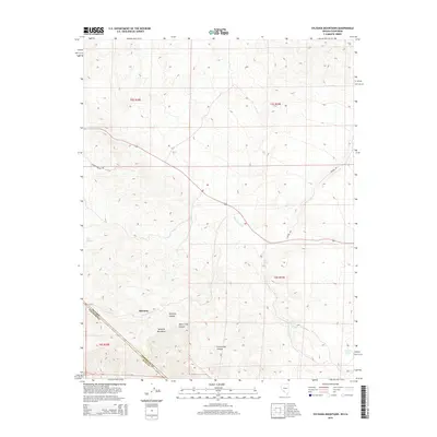 2015 Map of Sylvania Mountains, 2015 Print