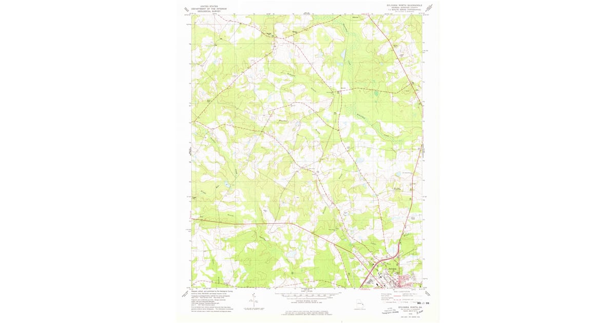 1970s Maps of Zeigler, GA | Pastmaps