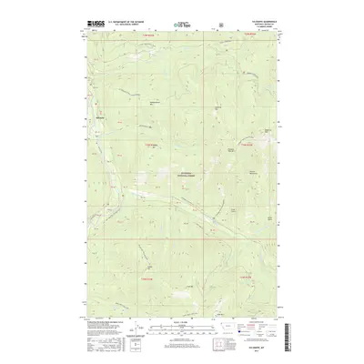 2017 Map of Sylvanite, 2017 Print