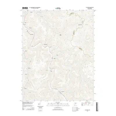 2014 Map of Sylvester, 2014 Print
