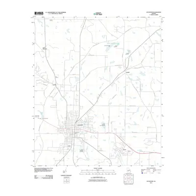 2011 Map of Sylvester, 2011 Print
