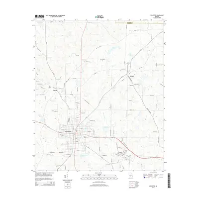 2014 Map of Sylvester, 2014 Print