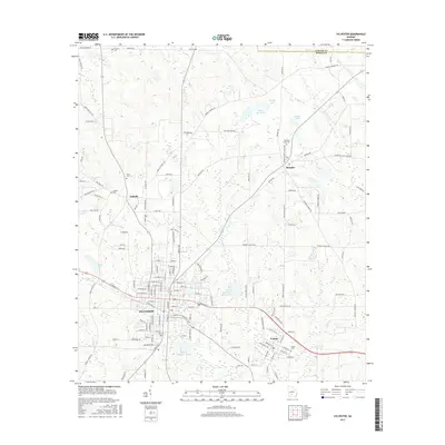 2017 Map of Sylvester, 2017 Print