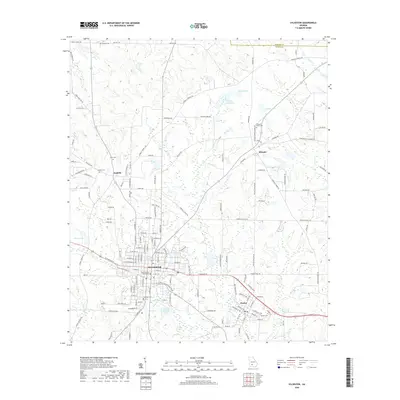 2020 Map of Sylvester, 2020 Print