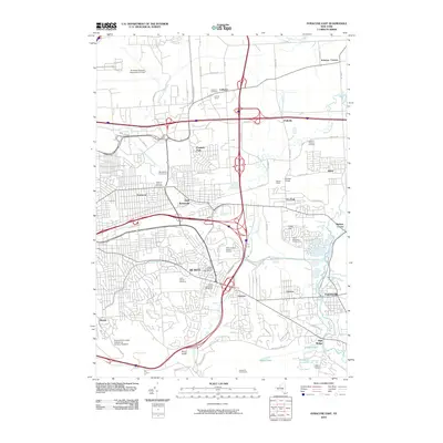 2010 Map of Syracuse East, 2010 Print