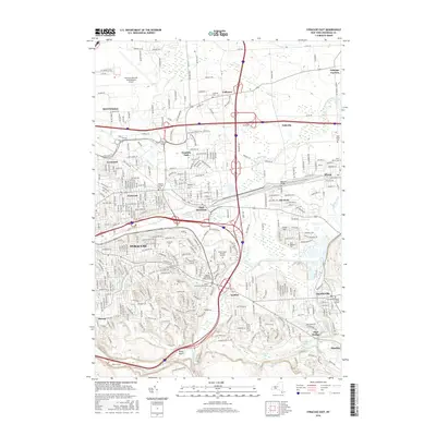 2016 Map of Syracuse East, 2016 Print