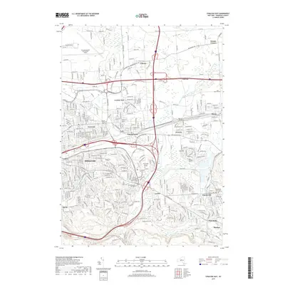 2019 Map of Syracuse East, 2019 Print