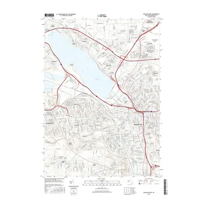 2016 Map of Syracuse West, 2016 Print