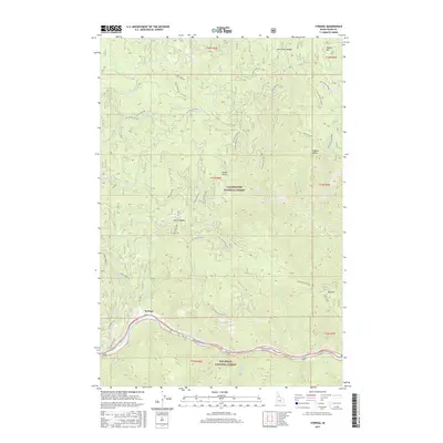 2017 Map of Syringa, 2017 Print