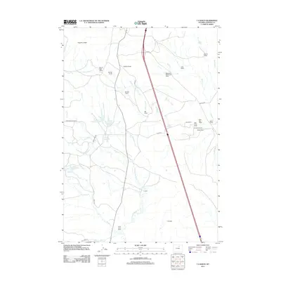 2012 Map of T A Ranch, 2012 Print