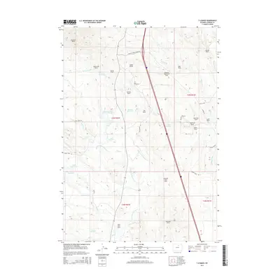 2015 Map of T A Ranch, 2015 Print