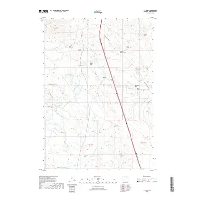 2017 Map of T A Ranch, 2017 Print