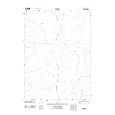 2012 Map of T B Ranch, 2012 Print