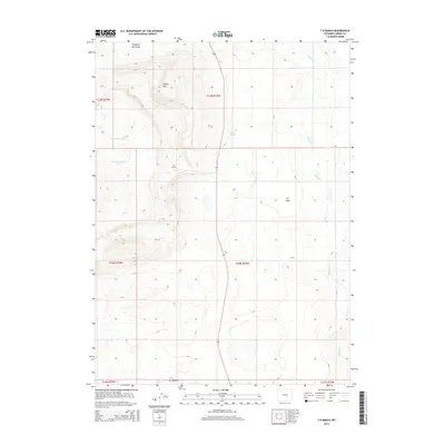 2015 Map of T B Ranch, 2015 Print