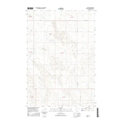 2017 Map of T Creek, 2017 Print