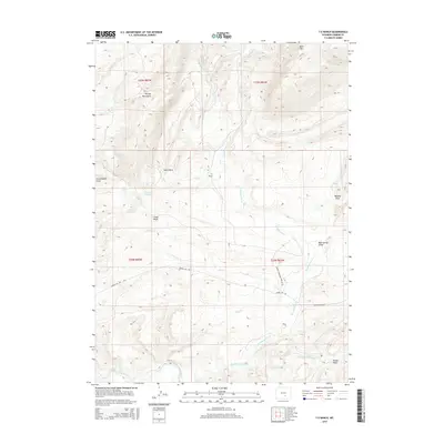 2015 Map of T E Ranch, 2015 Print