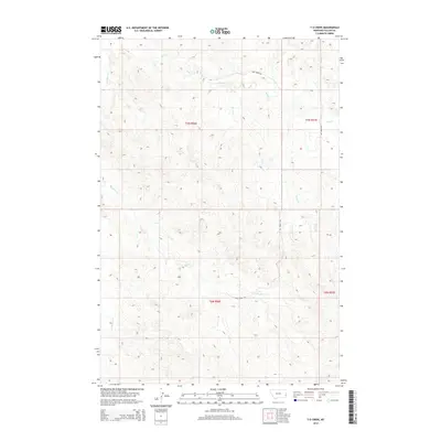 2014 Map of T G Creek, 2014 Print