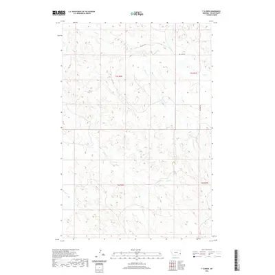 2020 Map of T G Creek, 2020 Print