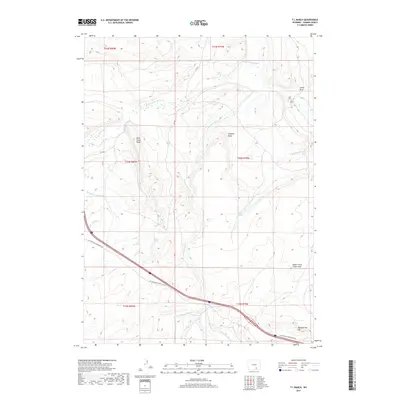 2017 Map of T L Ranch, 2017 Print