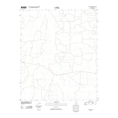 2010 Map of T-O Creek, 2010 Print