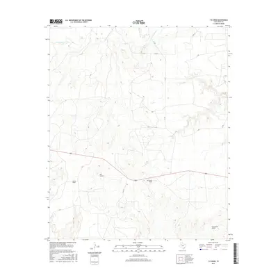 2016 Map of T-O Creek, 2016 Print