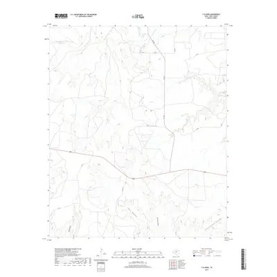 2019 Map of T-O Creek, 2019 Print