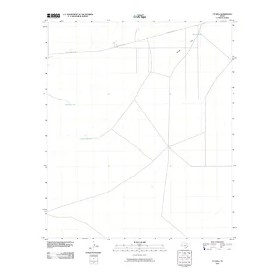 2010 Map of T P Well, 2010 Print