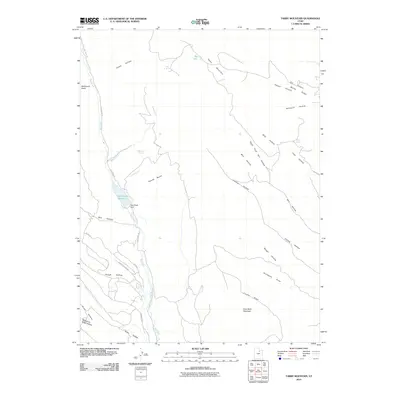 2010 Map of Tabby Mountain, 2010 Print