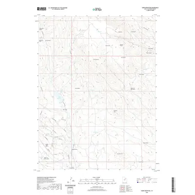 2020 Map of Tabby Mountain, 2020 Print