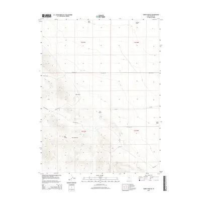 2014 Map of Tabbys Peak SE, 2014 Print