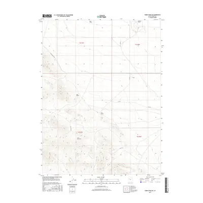 2017 Map of Tabbys Peak SE, 2017 Print