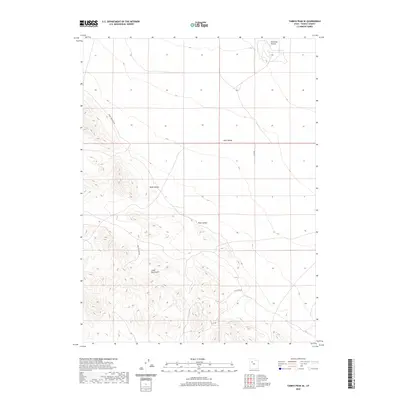 2020 Map of Tabbys Peak SE, 2020 Print
