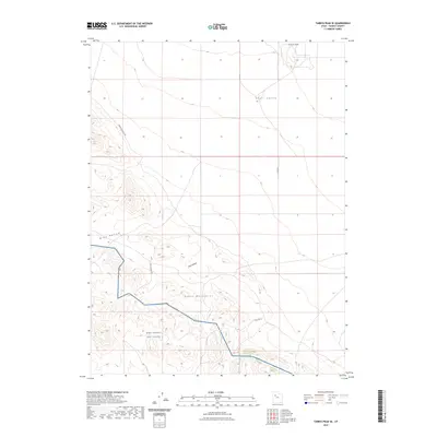 2023 Map of Tabbys Peak SE, 2023 Print