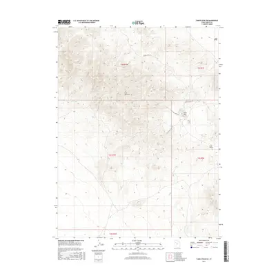 2017 Map of Tabbys Peak SW, 2017 Print