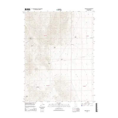 2014 Map of Tabbys Peak, 2014 Print