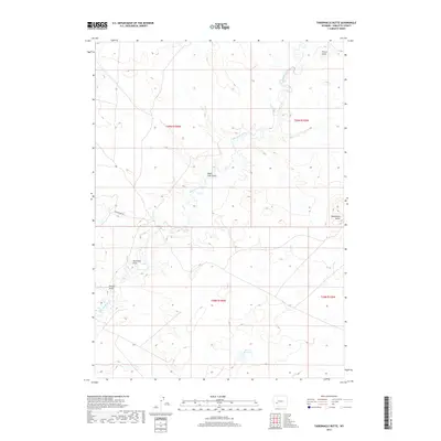 2017 Map of Tabernacle Butte, 2017 Print