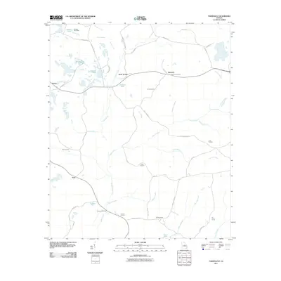 2011 Map of Tabernacle, 2011 Print