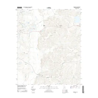 2014 Map of Tabernacle, 2014 Print