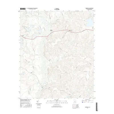 2017 Map of Tabernacle, 2017 Print