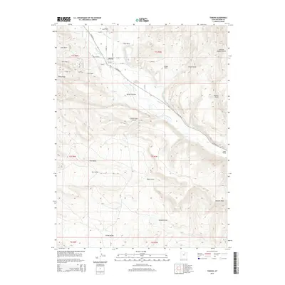 2014 Map of Tabiona, 2014 Print